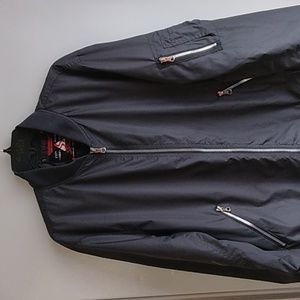 Spire Men's Large Water Resistant‎ Outdoor Lined Windbreaker Bomber Style